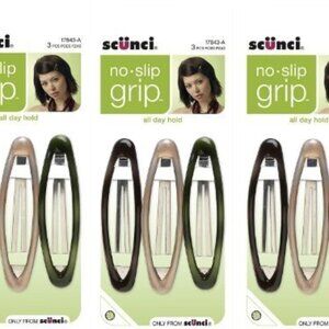 No-Slip Grip Snap Hair Clips Oval Unisex Secure Hold Styling Accessories